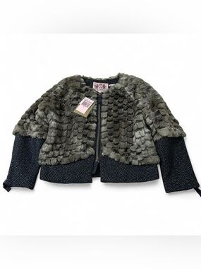 Vintage Y2K Juicy Couture Faux Fur Jacket Size Small NWT